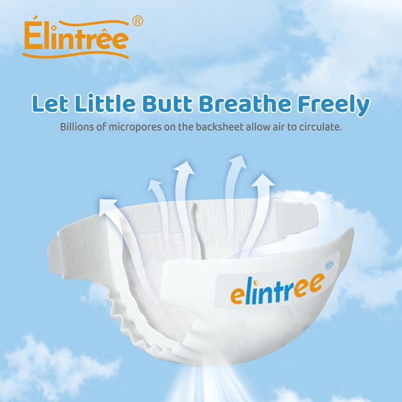 ELINTREE  Premium Baby Diapers Pants  Size L 52 Count High Absorbency