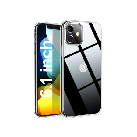 iPhone 12 / iPhone 12 Pro Case Clear, Smooth Gel Soft Flexible TPU Cover Camera Protection Shockproof Slim Light Wireless Charging GMYLE Compatible Fit for Apple iPhone 12 & 12 Pro 2020 6.1" inches