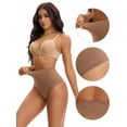 thumbnail image 3 of Unique Bargains Women's Tummy Control High Waist Shaping Panties M Coffee, 3 of 6