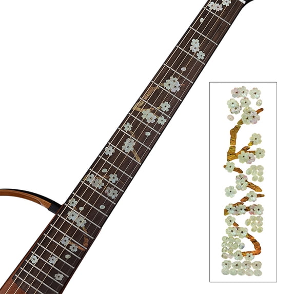Fretboard Sticker Decals for Guitar - Cherry Tree Version