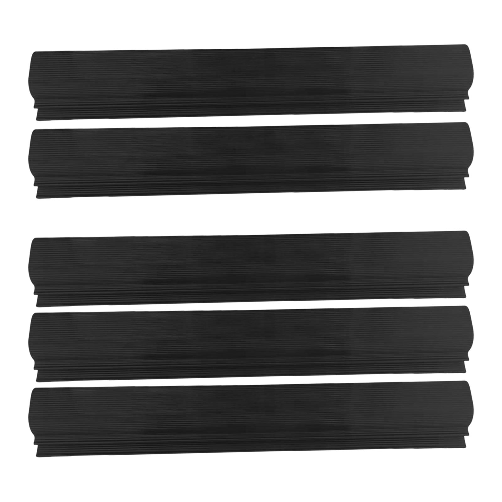 Wzmzjy 5Pcs Under Desk Cable Management Shelf Computer Desk Cord Holder for Bedroom Black