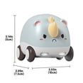 thumbnail image 2 of Cartoon Cute Animal Inertia-Stunt Car With Lights And Music Kids Baby Toy Gift, 2 of 2