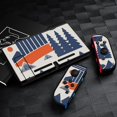 thumbnail image 3 of POBUDS Switch Skin | Sticker Wrap Vinyl Decal | Set Compatible with Nintendo Switch ( Switch Lite, Simplicity Vintage Geometric Mountains Trees), 3 of 5