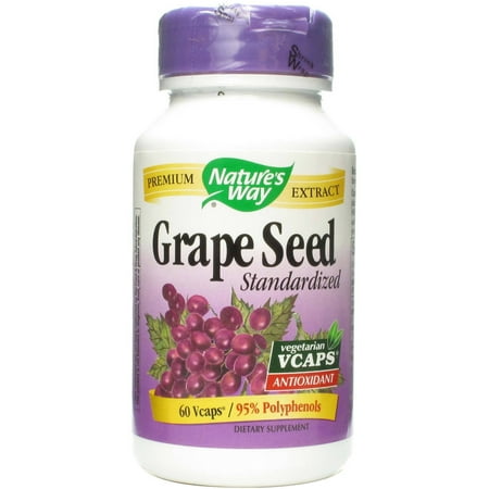 Nature's Way Grape Seed Vegetarian Capsules, 60 CT