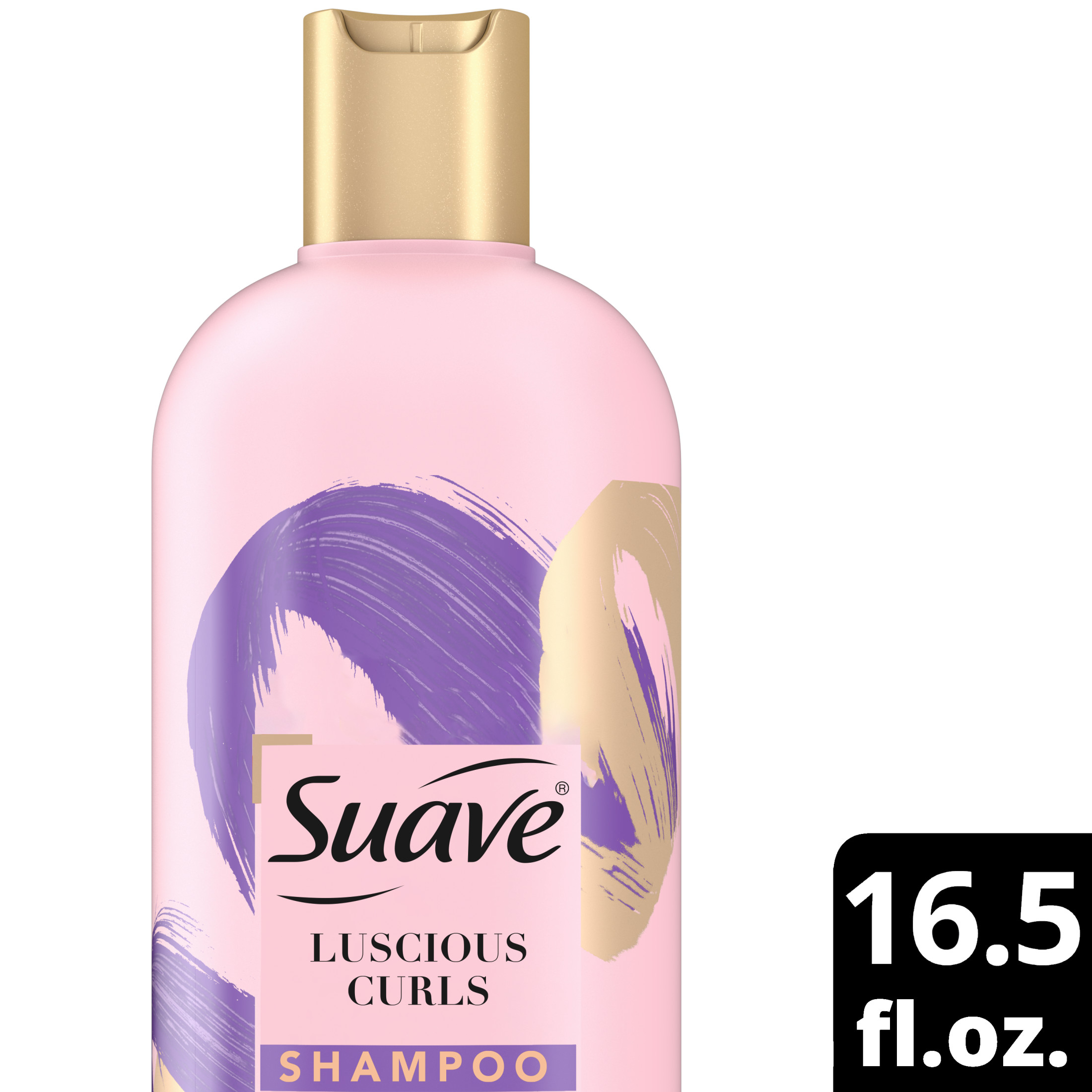Suave Pink Luscious Curls Curl Defining Shampoo with Amino Acid Complex, 16.5 oz - image 3 of 12