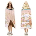 thumbnail image 3 of Cinnamoroll: Canela Manta Capa con Capucha Anti-Bolitas, Manta de Lana Ártica Suave, Manta Portátil de Felpa Ligera y Lujosa, Poncho para Siesta en Casa y Oficina, 100*130cm, 3 of 6