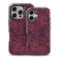 thumbnail image 2 of DesignSkinz Scratch-Resistant Hard Slim Case Compatible with iPhone 16 Pro (Compatible with MagSafe) - Wine Watercolor Tiger Pattern, 2 of 9