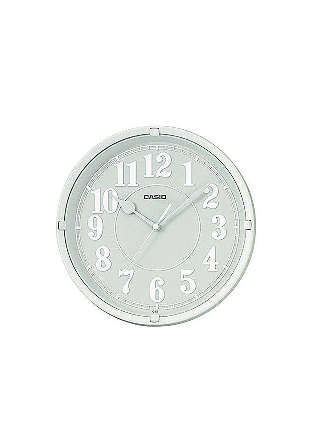 Casio White Dial Wall Clock IQ-01-7R Analog Large Numbers 