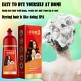 Blarkrus Dyeing Foam Shampoo in A Variety of Colors* Plant Fruit Hair ...