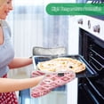 thumbnail image 7 of 2 Pack Pot Holders for Kitchen Heat Resistant Hot Pads Sets for Cooking Baking Pink and White Christmas Motifs, 7 of 7