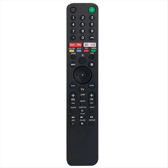 Control Remoto de Voz Inteligente RMF-TX500U para Televisores para LED OLED 4K UHD HDTV HDR con Botón de Play y