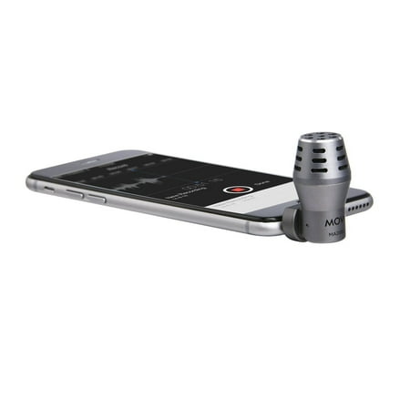 Directional Microphone (Movo MA200 Omni-Directional Calibrated TRRS Condensor Microphone for Apple iPhone, iPod Touch, iPad)