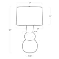 thumbnail image 2 of Regina Andrew 13-1332 Hugo 31" Tall Buffet Table Lamp - White, 2 of 7