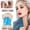Blue, variant on 25PC Barrel Makeup Double Ended Eye Shadow Brush Sponge Applicator Tool for Application and Blending in Beauty Tools