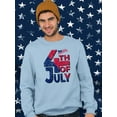 thumbnail image 2 of 4Th July Usa Independence Day Sweatshirt Men -Image by Shutterstock, Male XX-Large, 2 of 4