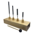 thumbnail image 1 of TISHITA 4 Pieces Testing Tuning Fork Yoga Tuner Forks for Classroom Use Repair Sound A, 1 of 8