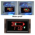 thumbnail image 3 of Indicador de Batería, Voltímetro de Automóvil Eléctrico, Voltímetro de Indicador de Automóvil Eleccico a Prueba de Agua para la Batería del Automóril Monitor de, 3 of 7