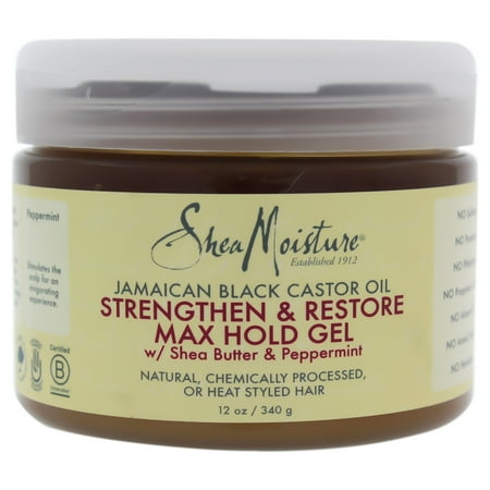 gel shea moisture hold max jamaican castor oil strengthen restore oz