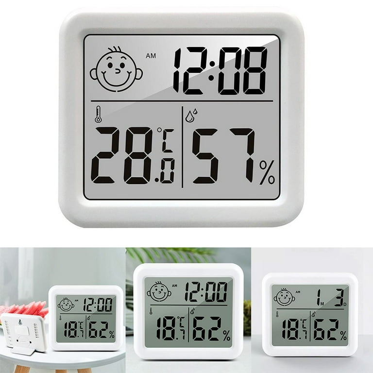 QIFEI Mini Digital Thermometer Hygrometer, LCD Monitor Temperature