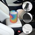 thumbnail image 6 of Round Car Trash Can 7×5.9in Waterproof, Durable, Not Easy To Fade, Easy To Install And Disassemble To Prevent Interior Pollution Rosybrown Tie-Dye Background Vibrant Colors And Swirling (2), 6 of 7