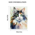 thumbnail image 2 of PIKWEEK Watercolor Animal Wall Art Posters for Nursery Decor Cute Cat Canvas Print Picture Modern Abstract Paintings Artworks for Boys Girls Bedroom Decoration, 2 of 5