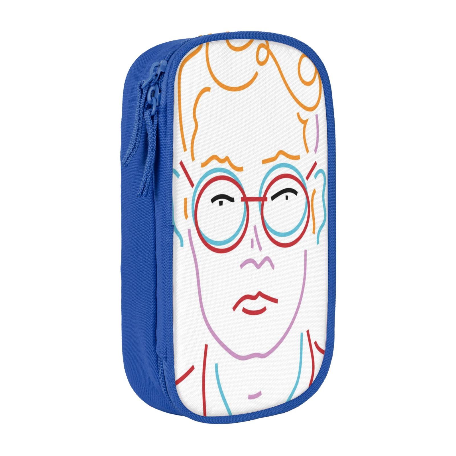XMXY Portrait Aesthetic Large Capacity Pencil Case, Portable Pencil ...