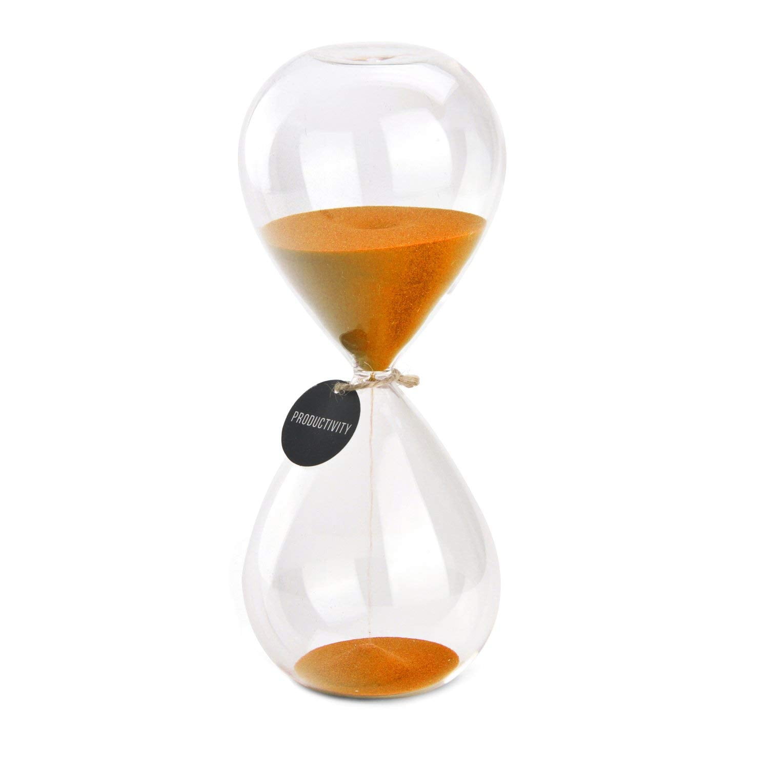 orange sand hourglass