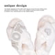 thumbnail image 3 of Pantuflas de felpa con letras de perla para mujer, regalo para el Día de la Madre, zapatillas de ducha suaves y cálidas para interior y exterior, 3 of 9