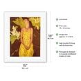 thumbnail image 2 of Maleana (Melodious) - Hawaiian Lady - Vintage Color Aquatint Etching by John Melville Kelly c.1950 - Fine Art Rolled Canvas Print 11in x 14in, 2 of 4