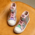 thumbnail image 4 of Kushyshoo Gradient Glitter Toddler High Top Girls Sneakers Kids Walking Shoes 12M, 4 of 7