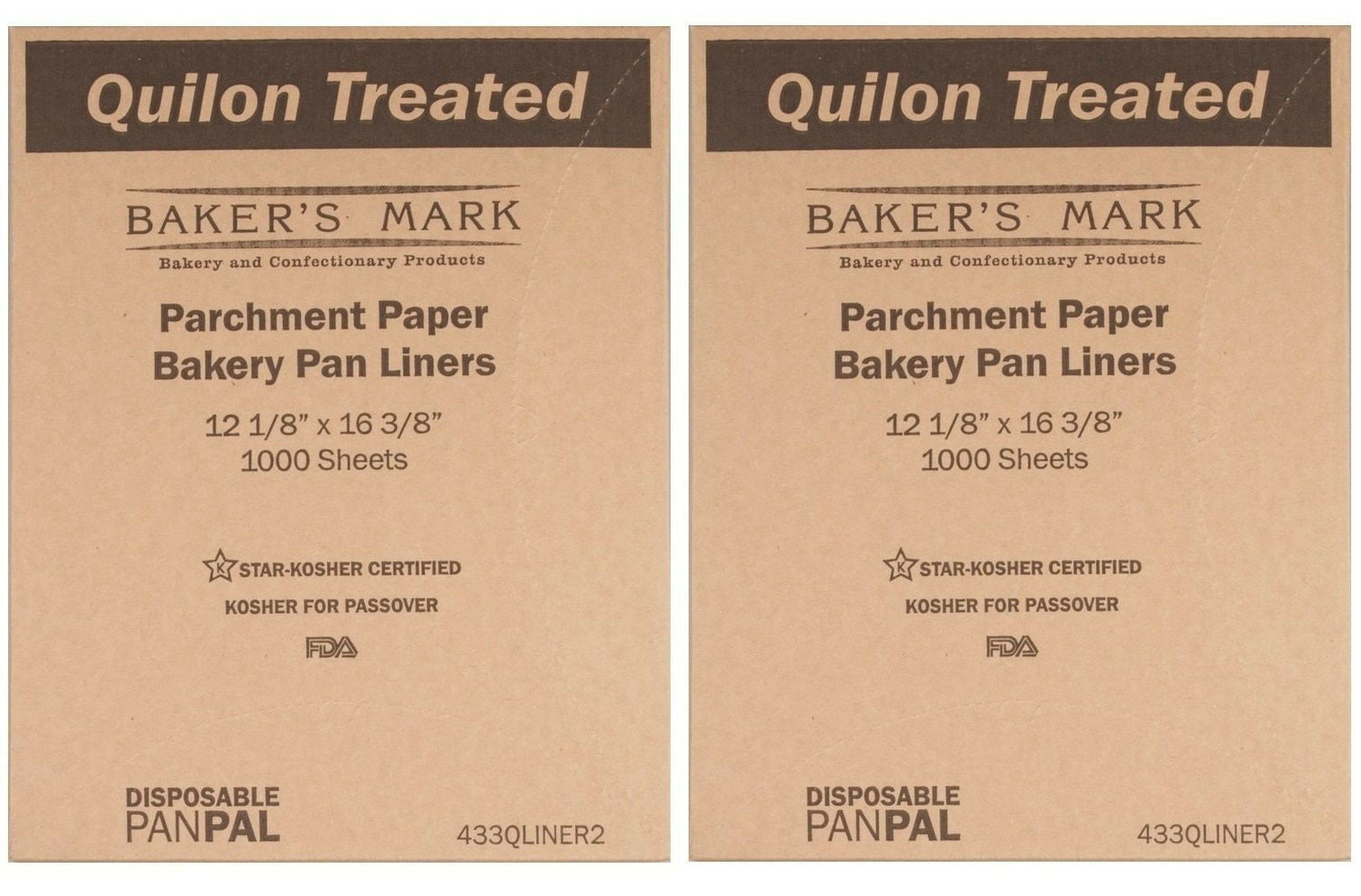 12" X 16" Parchment Paper Pan Liner NEW 3 Packages of 8 Ea 24 Total Sheet 
