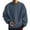 Navy, variant on Kureaily Hoodless Sweatshirt Fleece Pullover Long Sleeve Crewneck Casual Athletic Top For Streetwear Gym Workout Comfortable Mens Hooded Sweatshirt