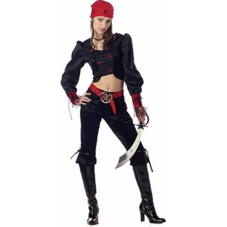 Teen Gothic Pirate Costume