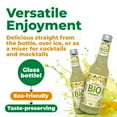 thumbnail image 4 of Tomarchio Organic Sicilian Lemon Soda, 4 x 9.3 Fl Oz (275ml) – Italian Sparkling Fruit Juice Drink, Limonata, Glass Bottle. Vegan (Pack of 6), 4 of 7