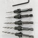 thumbnail image 3 of 5pcs avellano brocas bits de brocas de madera brocas de acero de alta velocidad brocas, 3 of 4