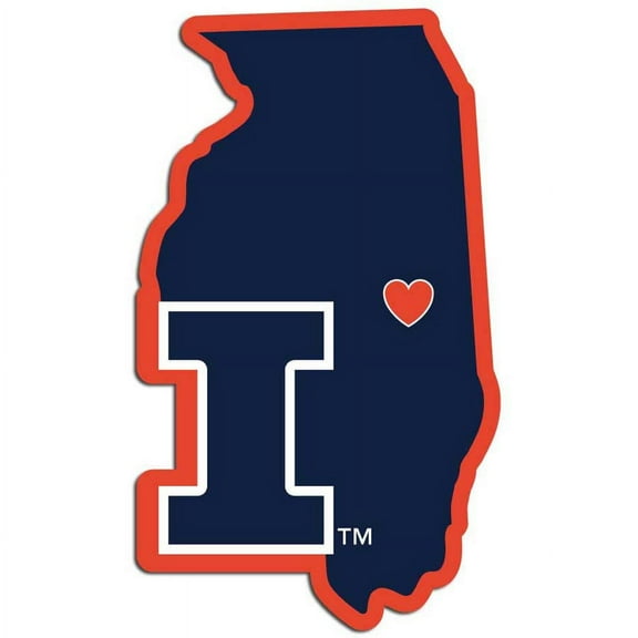 Illinois Home State Decal (F)
