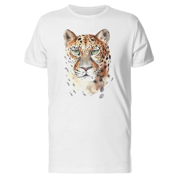 Painting Of A Leopard Head Tee Men's -Image by Shutterstock