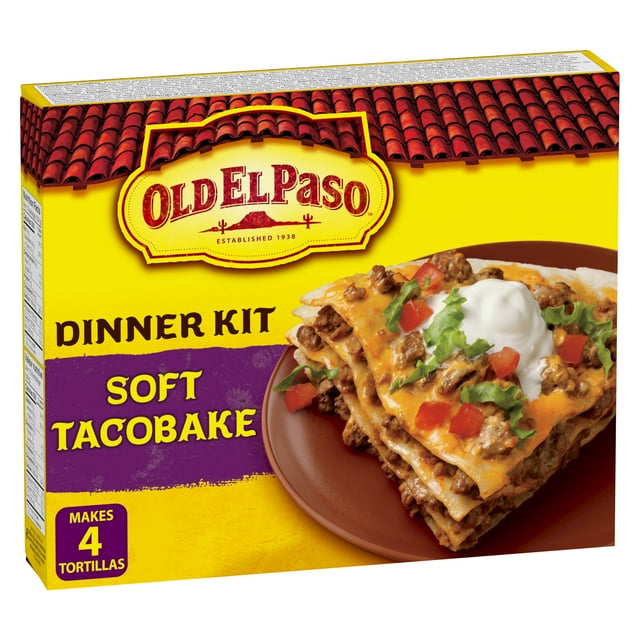 Ensemble à tacos souples au four d'Old El Paso