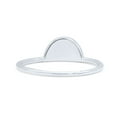 thumbnail image 3 of Dainty Tiny Semicircle Sunset Scenery Carved Finish Ring Band 925 Sterling Silver Size 10, 3 of 5