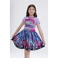 thumbnail image 4 of Vestido Monster High Plaid Morado para Niñas de 5 Años, 4 of 7