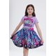 thumbnail image 4 of Vestido Monster High Plaid Morado para Niñas de 5 Años, 4 of 7