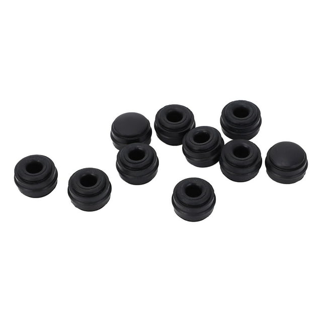 Tapones De Tornillo De Purga De Frenos, Tapa De Engrase Universal Suave 222101 Protectora 10 Piezas De Goma Para Automóviles Motos