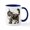White/Navy Inside, variant on CafePress - Maine Coon Giant Mugs - 11 oz Ceramic Mug - Novelty Coffee Tea Cup