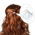 thumbnail image 3 of Mini Pinces à Cheveux Pinces en Plastique pour Filles et Femmes (24 Pcs, Noir et Transparent), 3 of 5