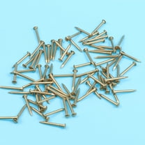 HEALEEP 100Pcs Decorative Nails for Furniture and Craft Projects Golden Round Head 20Mm Length