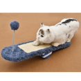 thumbnail image 2 of Teeterboard Design Scratcher Board Post Pet Escalada Juguete Accesorio - Azul , 48.5x12x6.5cm Azul real, 2 of 8