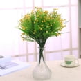 thumbnail image 4 of Artificial Flowers Babysbreath Fake Water Plants Bouquet 6 Bundle Fake Plants Wedding Bridle Bouquet Outdoor Home Office Christmas Decor (Red), 4 of 5