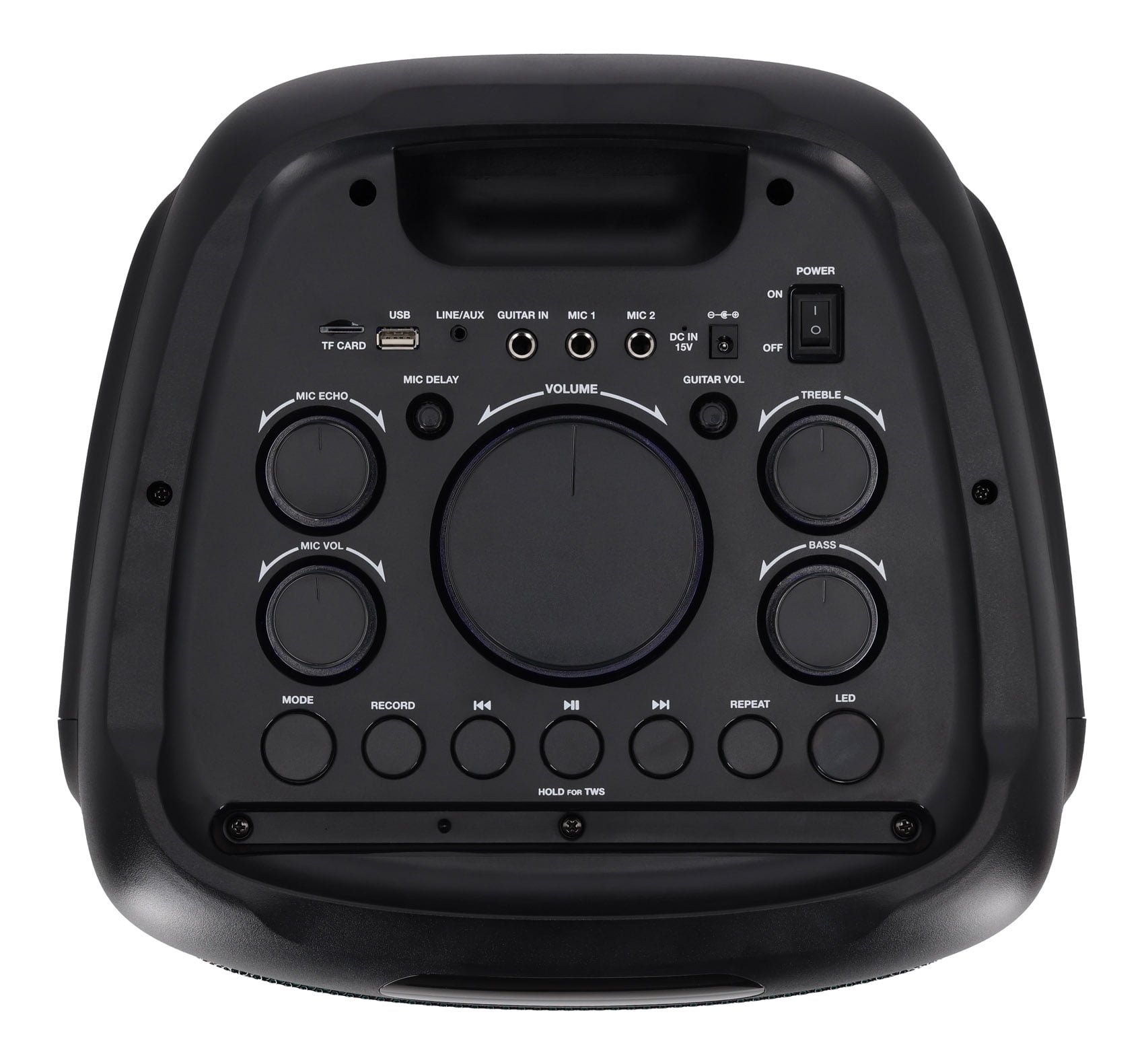 (2) Rockville BASS PARTY 10 Rechargeable LED Bluetooth Speakers w/Wireless Link