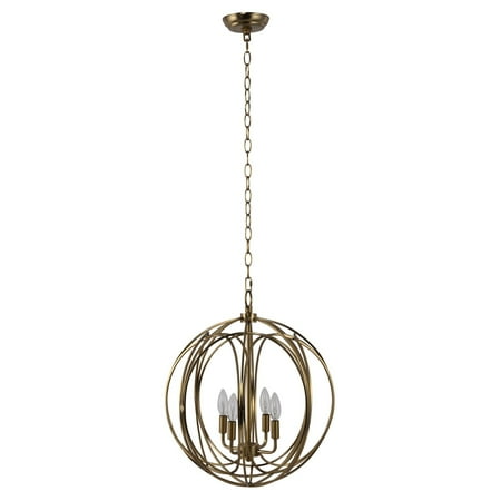 

Brass Collection 4 Light Chandelier