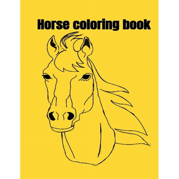 Horse coloring book (Paperback)